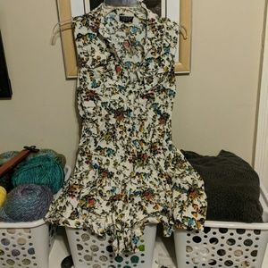 Topshop Floral Romper